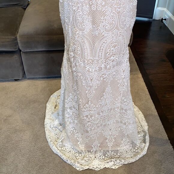 Women’s Bohemian Wedding Dress Size 8 NWT - Picture 5 of 15